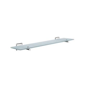 Smedbo RK347 24 in. Frosted Glass Shelf with Polished Chrome from the House Collection